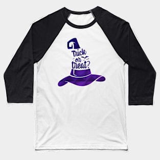 Trick Or Treat Witch Hat Baseball T-Shirt